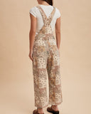 Vintage Boho Print Overalls
