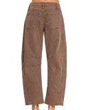 Mid Rise Barrel Jeans - *2/Colors*