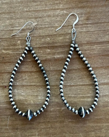3mm Sterling Navajo Pearl Earrings