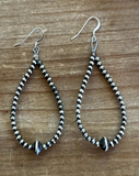 3mm Sterling Navajo Pearl Earrings