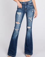Mid-Rise Jean w/ Patches *Reg & Curvy*