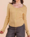 Soft Waffle Snap Cardigan *4/Colors*