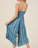 Ruffle Detail Print Jumpsuit - *2//Colors*