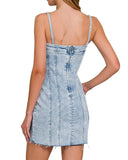 Stretchy Mini Denim Dress