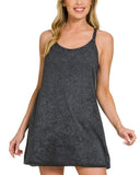 Washed Romper Dress *5//COLORS*