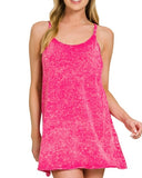 Washed Romper Dress *5//COLORS*