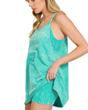 Washed Romper Dress *5//COLORS*