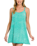 Washed Romper Dress *5//COLORS*