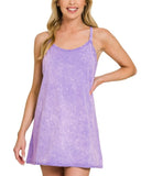 Washed Romper Dress *5//COLORS*