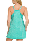 Washed Romper Dress *5//COLORS*