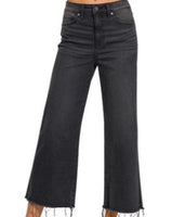 Washed Black Crop Jean