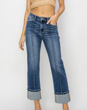 Center Seam Crop Jeans *PREORDER*
