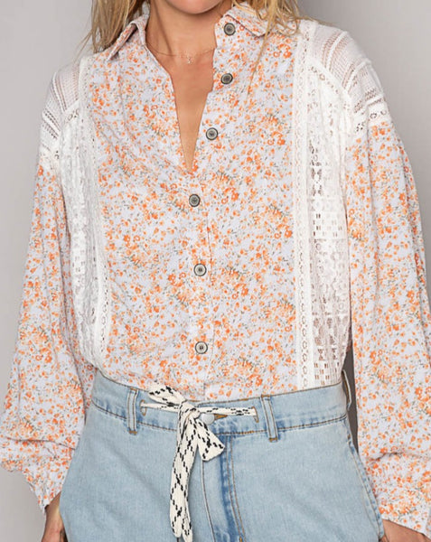 Floral & Lace Long Sleeve