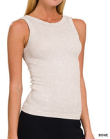 Reversible Washed Ribbed Tank - *7//COLORS*