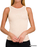 Reversible Washed Ribbed Tank - *7//COLORS*
