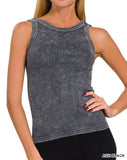 Reversible Washed Ribbed Tank - *7//COLORS*