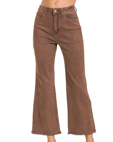 Crop Bootcut Jeans *3//COLORS*