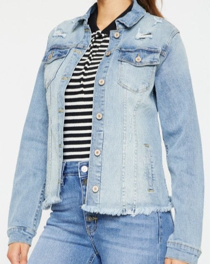 Stretchy Denim Jacket