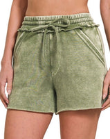 Washed Fleece Shorts - *7/COLORS*