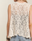 Crochet Vest - Natural