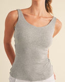 Ribbed Tank Built in Bra  *3//COLORS*