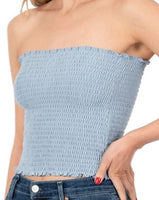 Smocked Tube Top *7//COLORS*