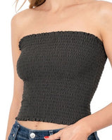 Smocked Tube Top *7//COLORS*