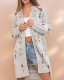 Aztec Print Cardigan