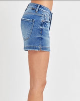 Stretchy Denim Shorts
