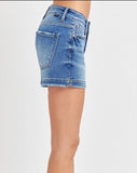 Stretchy Denim Shorts