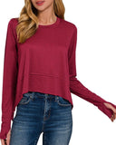 Shark Bite Long Sleeve Top