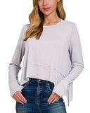 Shark Bite Long Sleeve Top