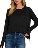 Shark Bite Long Sleeve Top