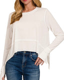 Shark Bite Long Sleeve Top