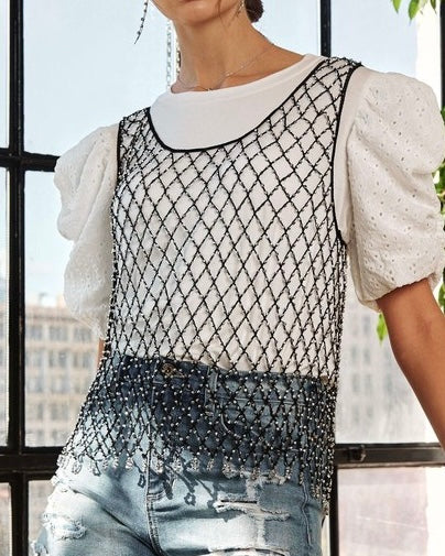 Beaded Tank Top