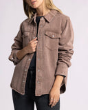 Pippin Denim Shacket - Clove
