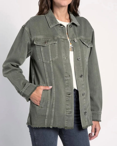 Opal Denim Shacket - Miss Green