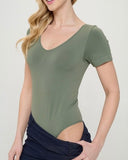 Short Sleeve Reversible Seamless Bodysuit **5//COLORS**