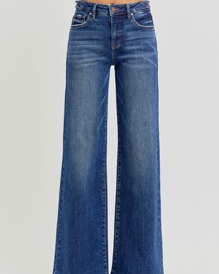 Tummy Control Wide Leg Trouser Jeans