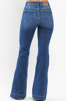 Judy Blue Trouser Flare - Medium Wash