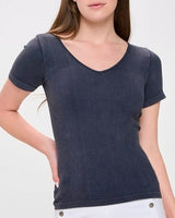 Stonewashed Ribbed Top *5//COLORS*
