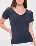 Stonewashed Ribbed Top *5//COLORS*