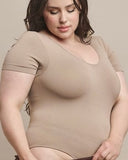 Short Sleeve Reversible Seamless Bodysuit **5//COLORS**