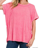 Ribbed Raglan Top - *5//COLORS*