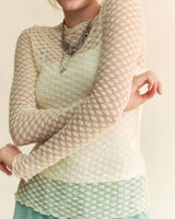 Dot Lace Top - *2//COLORS*