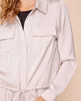 Satin Shacket - *4//COLORS*
