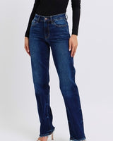 Judy Blue Mid Rise Straight Leg Jean