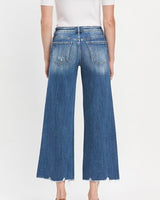 Mid Rise Wide Leg Jeans