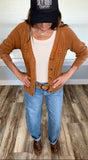 Scallop Detail Vintage Cable Cardigan - *3//COLORS*