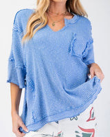 Mineral Wash Ribbed Top